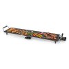 Nedis FCTE110EBK90 teppanyaki látvány grillsütő, 1800W, szabályozható hőmérséklet, csepptálca