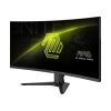 MSI Monitor GAMING MAG 346CQ Ívelt 34" UWQHD, 3440x1440, 180Hz VA 21:9, 1500R, 300cd/m2, 1 ms, 2x HDMI, DP, Black