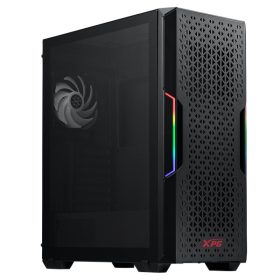 ADATA XPG Ház Midi ATX Starker AIR, 2x120mm ventilátor, Tápegység nélkül, üvegfalú, fekete   ADATA XPG Ház Midi ATX Starker AIR, 2x120mm ventilátor, Tápegység nélkül, üvegfalú, fekete