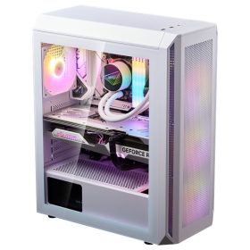 ADATA XPG Ház Midi ATX Valor AIR PLUS, 4x120mm RGB ventilátor, Tápegység nélkül, üvegfalú, fehér   ADATA XPG Ház Midi ATX Valor AIR PLUS, 4x120mm RGB ventilátor, Tápegység nélkül, üvegfalú, fehér