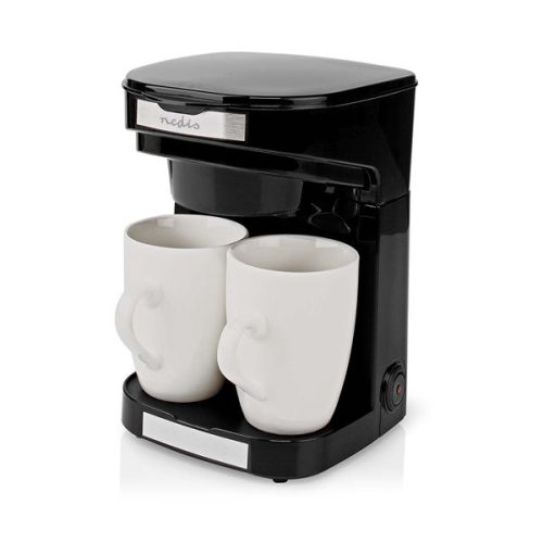Nedis KACM140EBK kávéfőző, filteres kávé, 0,25 l, 2db csésze, fekete