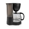 Nedis KACM150EBK kávéfőző, filteres kávé, 1.25 l, 10 csésze, melegen tartás funkció, fekete