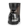 Nedis KACM150EBK kávéfőző, filteres kávé, 1.25 l, 10 csésze, melegen tartás funkció, fekete
