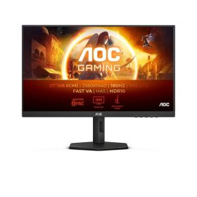 AOC Gaming 180Hz monitor 27" Q27G4XN, 2560x1440, 16:9, 300cd/m2, 0,5ms, 2xHDMI/DisplayPort, áll. mag. pivot   AOC Gaming 180Hz monitor 27" Q27G4XN, 2560x1440, 16:9, 300cd/m2, 0,5ms, 2xHDMI/DisplayPort, áll. mag. pivot