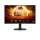 AOC Ívelt Gaming 280Hz monitor 27" C27G4ZXU, 1920x1080, 16:9, 300cd/m2, 0,3ms, HDMIx2/DisplayPort/USBx4
