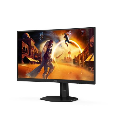 AOC Ívelt Gaming 280Hz monitor 27" C27G4ZXU, 1920x1080, 16:9, 300cd/m2, 0,3ms, HDMIx2/DisplayPort/USBx4