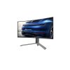 AOC Ívelt Gaming OLED 240Hz monitor 34" PD34, 3440x1440 21:9, 1000cd/m2, 0,03ms, HDMIx2/DisplayPort/USBx3