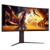 AOC Ívelt Gaming 240Hz monitor 34" CU34G4Z, 3440x1440, 21:9, 450cd/m2, 0,5ms, HDMIx2/DisplayPort/USBx2