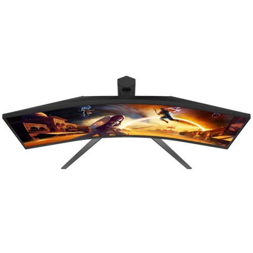 AOC Ívelt Gaming 240Hz monitor 34" CU34G4Z, 3440x1440, 21:9, 450cd/m2, 0,5ms, HDMIx2/DisplayPort/USBx2