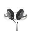 Nedis HPWD1101BK vezetékes fejhallgató, füldbe helyezhető, 3,5 mm, 1,2 m