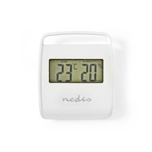 Digitális hőmérő WEST100WT, Beltéri, Beltéri hőmérséklet, Beltéri páratartalom, Fehér