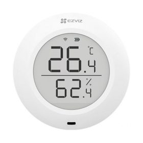   EZVIZ T51C okos hőmérséklet és páratartalom érzékelő,  1,8 kijelző, valós idejű megfigyelés, azonnali risztás,