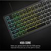CORSAIR Vezetékes Billentyűzet Gaming, K55 CORE RGB, Médiavezérlő gombok, Cseppálló, US, fekete
