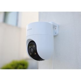 EZVIZ H8C SE 2K 3MP kültéri kamera, 360° panoráma kép, színes éjszakai látás,  kétirányú beszéd, 512 GB   EZVIZ H8C SE 2K 3MP kültéri kamera, 360° panoráma kép, színes éjszakai látás,  kétirányú beszéd, 512 GB