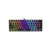 WHITE SHARK GK-2202-2B/R-US ASHIKO-2/B/R-US fekete mech. bill. angol, 61 piros kapcs