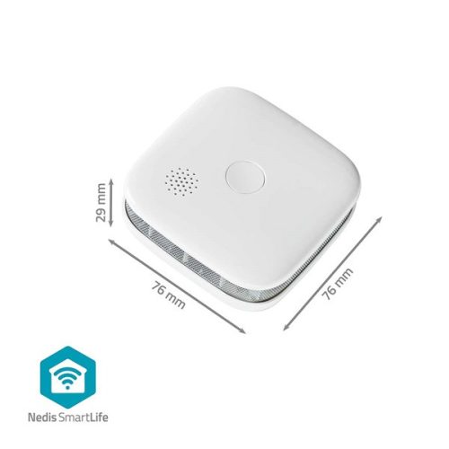 Nedis WWIFIDS21WT3 WIFI füst érzékelő EN 14604, Érzékelő életciklusa: 10 év, 3db/csomag