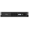 NJOY Szünetmentes Code 600, 600VA, 360W, Line-Interactive, rack (2U), LCD display
