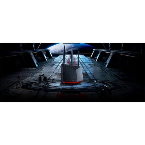 ASUS Wireless Router Dual Band BE6800 2xWAN/LAN(1x10Gbps/1x2.5Gbps) + 3xLAN(2.5Gbps) + 2xUSB, RT-BE86U