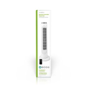 Nedis FNTR13CWT40 oszlop (toronyventilátor) ventilátor, 50W, 3 fokozat, időkapcsoló, távirányító   Nedis FNTR13CWT40 oszlop (toronyventilátor) ventilátor, 50W, 3 fokozat, időkapcsoló, távirányító