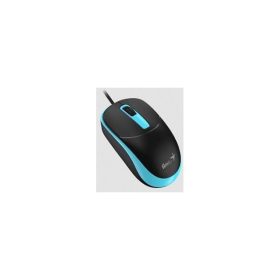   GENIUS Vezetékes egér optikai DX-123, USB, 1000dpi, Fekete/Kék
