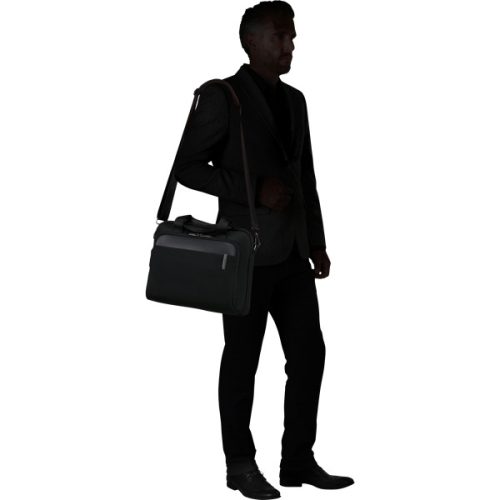 SAMSONITE Notebook aktatáska 153524-1041 Evosight SLIM BAILHANDLE 15.6" BLACK, fekete