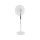 NORDIC HOME FT-529  40 cm álló ventilátor, 3 év garancia, távírányító, időkapcsoló, 12 sebesség fokzat,  digi kijelzés