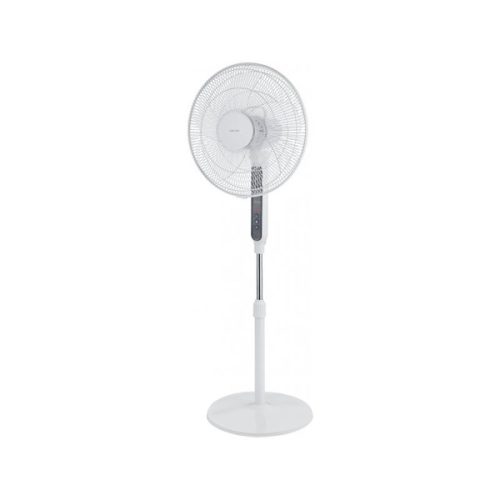 NORDIC HOME FT-529  40 cm álló ventilátor, távírányító, időkapcsoló, 12 sebesség fokzat, 3 év garancia, digi kijelzés