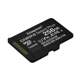 KINGSTON Memóriakártya MicroSDXC 256GB Canvas Select Plus Gen3 150R A1 Adaprer nélkül   KINGSTON Memóriakártya MicroSDXC 256GB Canvas Select Plus Gen3 150R A1 Adaprer nélkül