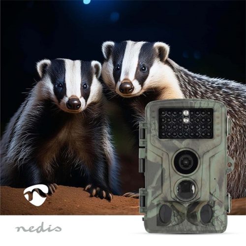 Nedis WCAM180GN vadkamera, 4K - 10fps | 50 MPixel | 5 MPixeles CMOS | IP65, látószög: 60°, mozgásérzékelő