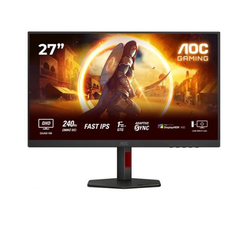 AOC IPS Gaming 260Hz monitor 27" Q27G4ZR, 2560x1440, 16:9, 400 cd/m2, 0,3ms, HDMIx2/DisplayPort