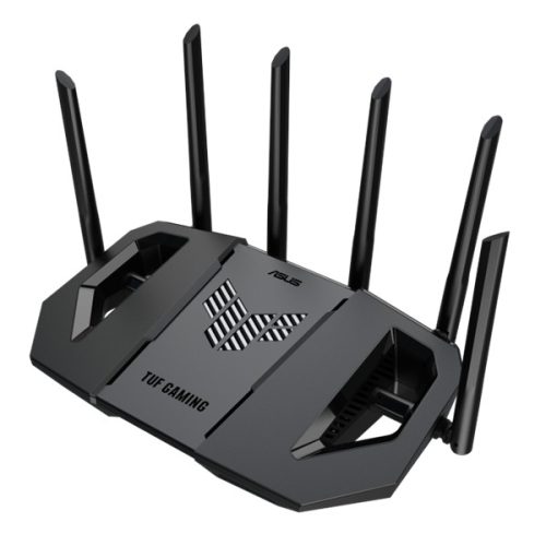 ASUS Wireless Router Tri Band BE9400 1xWAN(2.5Gbps) + 3xLAN(2.5Gbps) + 1xUSB, TUF-BE9400