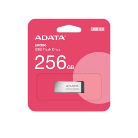 ADATA Pendrive 256GB, UR350 USB 3.2, fémházas, fekete ADATA Pendrive 256GB, UR350 USB 3.2, fémházas, fekete