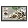 LG 16/7 Interaktív tábla 86" 86TR3DQ-B, 3840x2160, 400 nit, HDMIx3/DP/VGA/RS-232C/RJ45/USBx5/USB-Cx2
