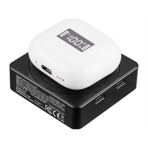 SANDBERG 3 in 1 mágneses powerbank, 5000 mAh (18.5 Wh), carry - on approved, 1,8 cm, 5 év garancia