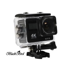 BLACKBIRD Akció Kamera 4K Wifi Magyar menü, Fekete