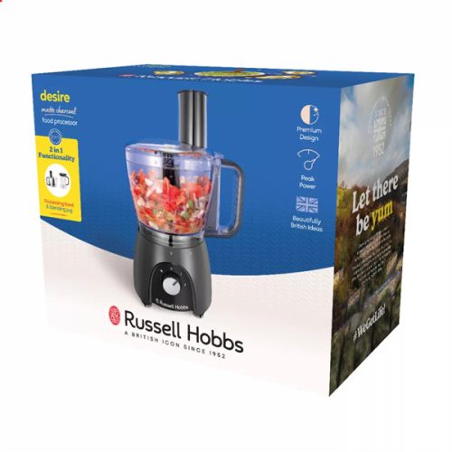 RUSSEL HOBBS DESIRE 27111-56/RH Matte Charcoal konyhai robotgép, többfunkciós, matt antracit