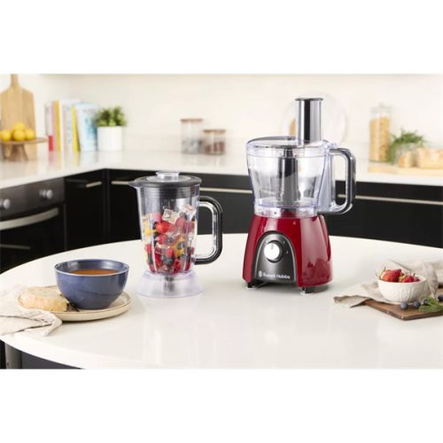 RUSSEL HOBBS DESIRE 27110-56/RH Desire Red konyhai robotgép, többfunkciós, rozsdamentes acél pengék, piros