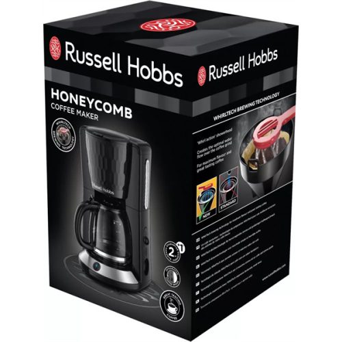 RUSSEL HOBBS Honeycomb 27011-56/RH kávéfőző, fekete, kompakt háztartási kivitel