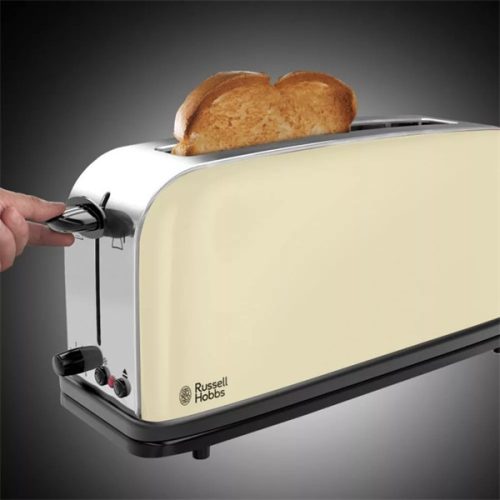RUSSELL HOBBS 21395-56/RH Colours Plus+ krém hosszúszeletes 2-szeletes kenyérpirító, 1 betöltőnyílás