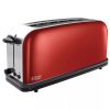 RUSSELL HOBBS 21391-56/RH 2 szeletes, 1 hosszú betöltőnyílású kenyérpirító, piros