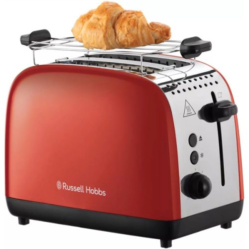 RUSSEL HOBBS Colours Plus 26554-56/RH 2 szeletes kenyérpirító, piros