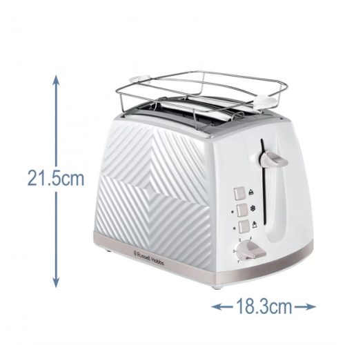 RUSSEL HOBBS Groove 26391-56/RH 2S kenyérpirító, 2 szeletes, fehér