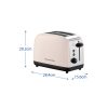 RUSSELL HOBBS 26930-56/RH Colours Plus 2-szeletes kenyérpirító, Jasmine szín