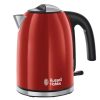 RUSSEL HOBBS COLOURS PLUS 20412-70/RH piros elektromos vízforraló, 360° alap, rejtett fűtőelem
