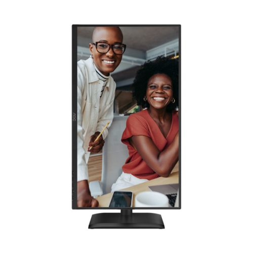 AOC IPS monitor 23,8" 24E4U 1920x1080,16:9, 300cd/m2, 4ms, VGA/HDMI/DisplayPort/4xUSB, hangszóró, 120 Hz, áll.mag.,pivot