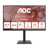 AOC IPS monitor 31,5"Q32E4U, 2560x1440,16:9, 350cd/m2, 4ms, DisplayPort/2xHDMI/4xUSB-A/1xUSB-B, hangszóró,áll.mag.,pivot