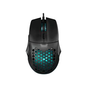   BARACUDA BGM-101B PENGUIN-B vezetékes gamer egér, 3600 dpi, rainbow MX8736B, fekete