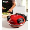 ARIETE 909 Da Gennaro pizzasütő, sütőlap: 33 cm, 5 fokozat, 1200W, Piros