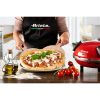 ARIETE 909 Da Gennaro pizzasütő, sütőlap: 33 cm, 5 fokozat, 1200W, Piros