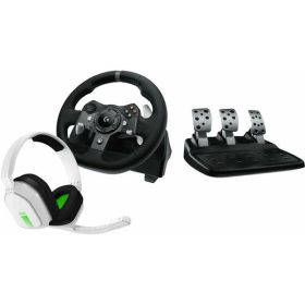   LOGITECH Játékvezérlő - G920 Driving Force Racing Kormány Xbox One/Xbox S/Xbox X/PC + Astro A10 Gaming headset, fehér